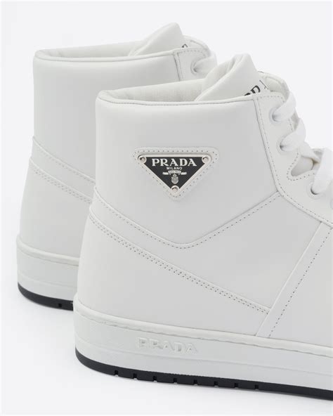 prada velvet sneaker shoes|prada leather high top sneakers.